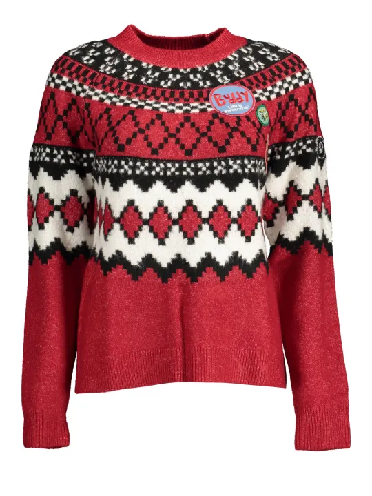 "Desigual Startseite im Sale | DESIGUAL PULLOVER DAMEN ROT online kaufen"|Planet-Deluxe