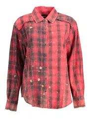 "Desigual Startseite im Sale | DESIGUAL LANGARM-HEMD DAMEN ROT online kaufen"|Planet-Deluxe