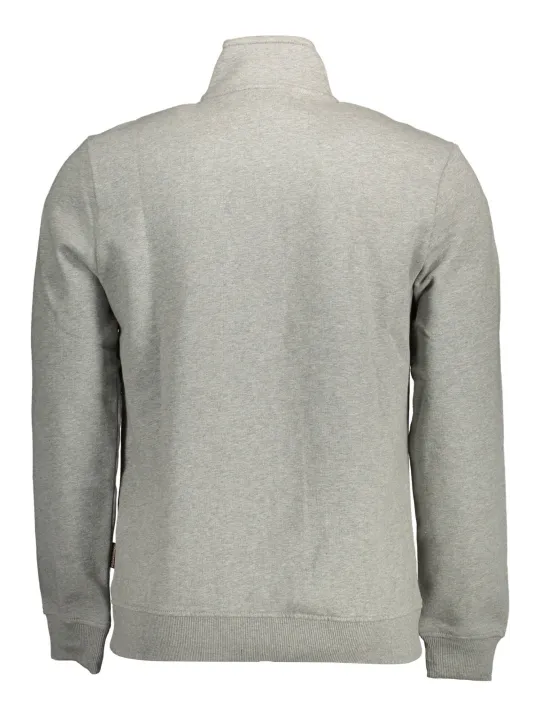 "Napapijri Startseite im Sale | NAPAPIJRI SWEATSHIRT MIT REISSVERSCHLUSS MANN GRAU online kaufen"|Planet-Deluxe