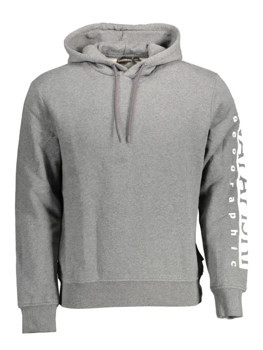 "Napapijri Sweatshirts im Sale | Napapijri Hoodie Grigio - Komfort und Stil für kühle Tage online kaufen"|Planet-Deluxe