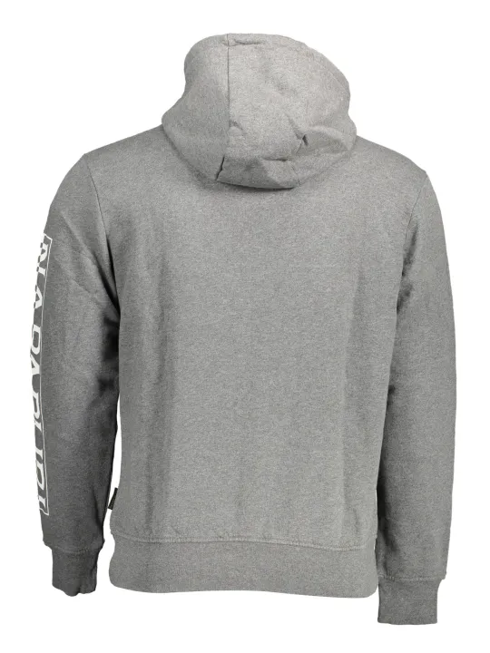 "Napapijri Sweatshirts im Sale | Napapijri Hoodie Grigio - Komfort und Stil für kühle Tage online kaufen"|Planet-Deluxe