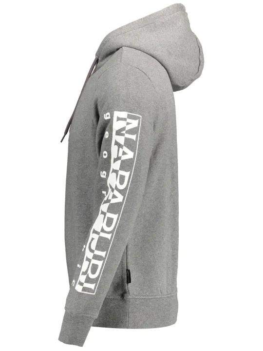 "Napapijri Sweatshirts im Sale | Napapijri Hoodie Grigio - Komfort und Stil für kühle Tage online kaufen"|Planet-Deluxe