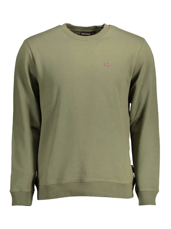 "Napapijri Sweatshirts im Sale | Napapijri Balis Crew Langarmshirt Grün online kaufen"|Planet-Deluxe