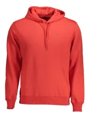 "Napapijri Sweatshirts im Sale | Napapijri Bio-Baumwoll Hoodie Korallenrot online kaufen"|Planet-Deluxe