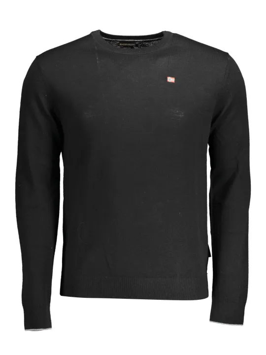 "Napapijri Startseite im Sale | NAPAPIJRI SCHWARZER PULLOVER FÜR HERREN online kaufen"|Planet-Deluxe
