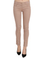 Jeans & Pants Chic Slim Fit Skinny Brown Pants 310,00 € 8058301881042 | Planet-Deluxe