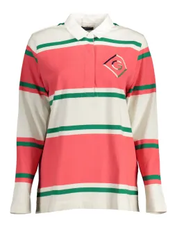 GANT Rosa Bio-Baumwolle Langarm-Poloshirt für Damen