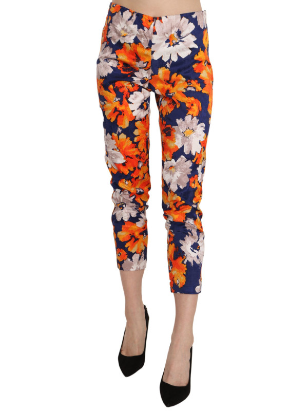Jeans & Pants Floral Print Skinny Mid-Waist Pants 200,00 € 7333413030207 | Planet-Deluxe