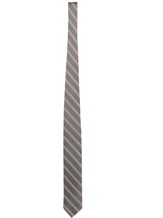 "GANT Krawatten im Sale | GANT Elegante Diagonalstreifen Krawatte Anthrazit Pink Weiß online kaufen"|Planet-Deluxe