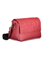 "Desigual Einzelstücke & Seltenheiten im Sale | Desigual Rote Statement-Tasche mit Kontrastdetails und abnehmbarem Gurt online kaufen"|Planet-Deluxe