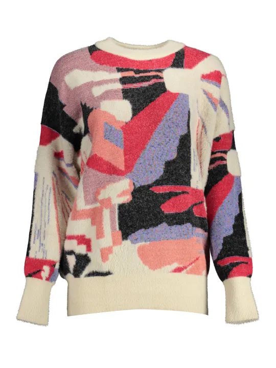 "Desigual Startseite im Sale | DESIGUAL WEISSER PULLOVER FÜR DAMEN online kaufen"|Planet-Deluxe