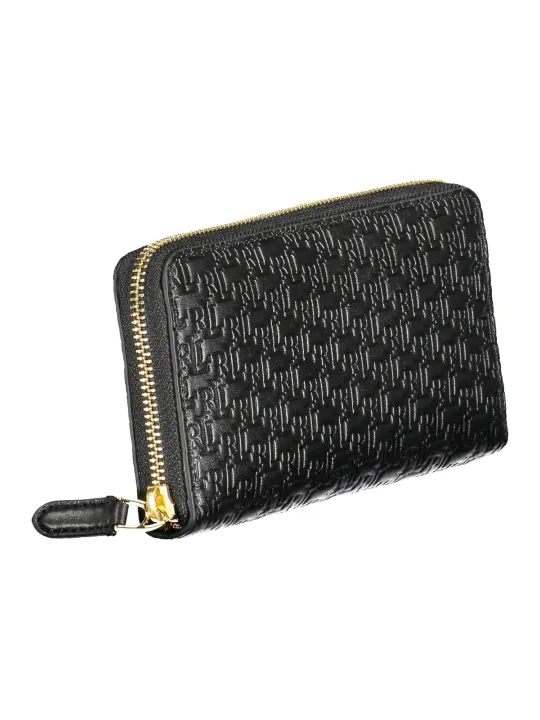 RALPH LAUREN Elegante Schwarze Geldbörse - 4 Fächer, Hochwertig
