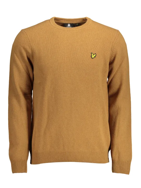"Lyle & Scott Pullover im Sale | LyleScott Klassischer Rundhals-Pullover Braun online kaufen"|Planet-Deluxe