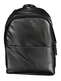 Calvin Klein Nachhaltiger Leder-Rucksack Schwarz