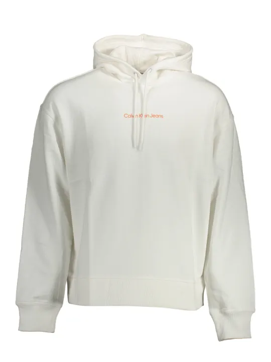 "Calvin Klein Sweatshirts im Sale | Calvin Klein Relax Langarm Hoodie Weiß online kaufen"|Planet-Deluxe