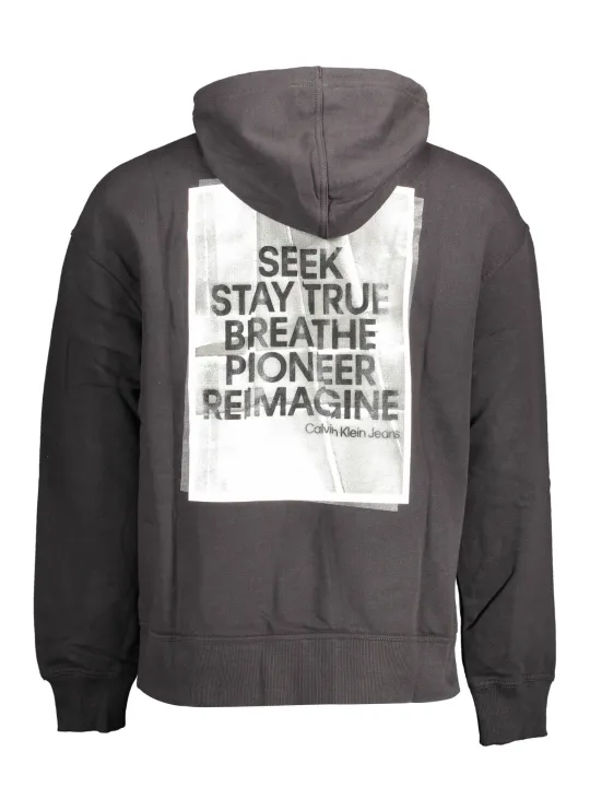 "Calvin Klein Sweatshirts im Sale | Calvin Klein Klassik Langarm Sweatshirt Schwarz online kaufen"|Planet-Deluxe