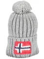 "Napapijri Caps & Mützen im Sale | Napapijri Graue Beanie mit Bommel online kaufen"|Planet-Deluxe