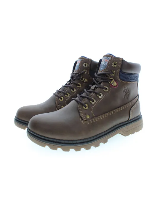 "U.S. POLO BEST PRICE Stiefeletten im Sale | US POLO BEST PRICE FOOTWEAR BRAUNER STIEFEL FÜR HERREN online kaufen"|Planet-Deluxe