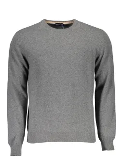 Eleganter Harmont Blaine Grauer Pullover für Herren