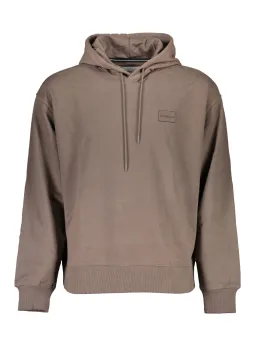 Nachhaltiger Calvin Klein Marrone Kapuzenpullover