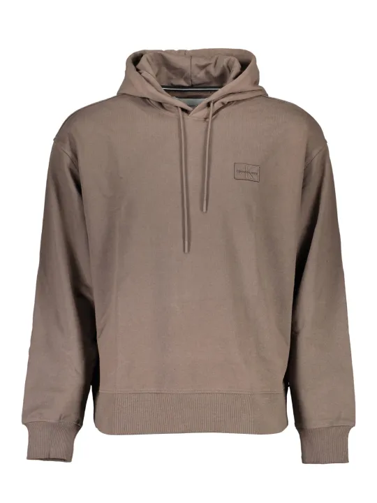 "Calvin Klein Startseite im Sale | CALVIN KLEIN SWEATSHIRT OHNE REISSVERSCHLUSS HERREN BRAUN online kaufen"|Planet-Deluxe