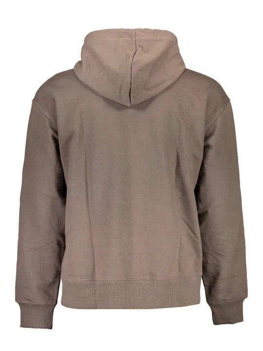 "Calvin Klein Startseite im Sale | CALVIN KLEIN SWEATSHIRT OHNE REISSVERSCHLUSS HERREN BRAUN online kaufen"|Planet-Deluxe