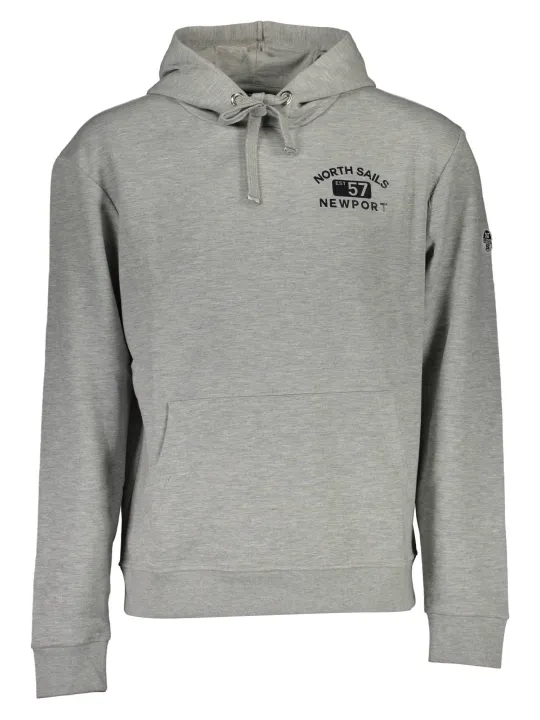 "North Sails Sweatshirts im Sale | North Sails Heather Grey Hoodie online kaufen"|Planet-Deluxe