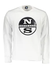 "North Sails Sweatshirts im Sale | North Sails Classic Weißes Langarm-Sweatshirt online kaufen"|Planet-Deluxe