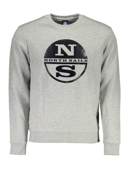 "North Sails Sweatshirts im Sale | "Nautical Comfort Langarmshirt Grau" online kaufen"|Planet-Deluxe