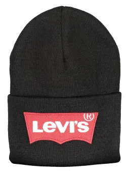 Levi's Klassische Beanie Schwarz - Stilvolles Accessoire