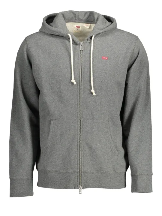 "Levi's Sweatshirts im Sale | LEVI&39S SWEATSHIRT MIT REISSVERSCHLUSS MANN GRAU online kaufen"|Planet-Deluxe