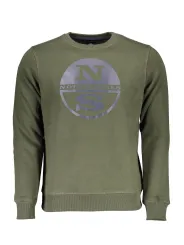 "North Sails Startseite im Sale | NORTH SAILS MANN GRÜNES SWEATSHIRT OHNE REISSVERSCHLUSS online kaufen"|Planet-Deluxe