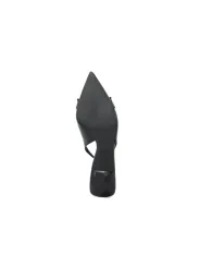 Schwarze Damen High-Heel Sandalette