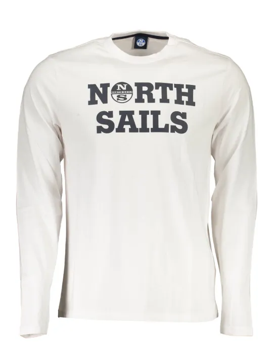 "North Sails Startseite im Sale | NORTH SAILS T-SHIRT LANGARM HERREN WEISS online kaufen"|Planet-Deluxe