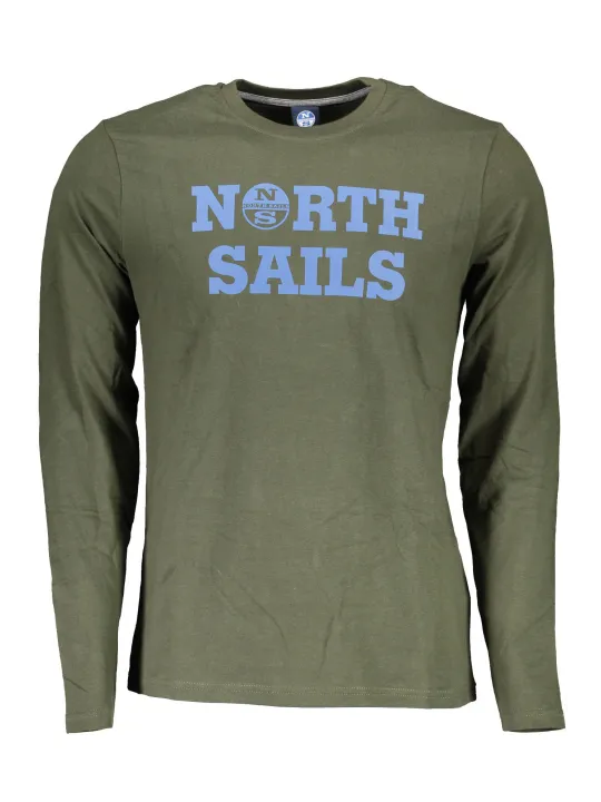 "North Sails Startseite im Sale | NORTH SAILS T-SHIRT LANGARM HERREN GRÜN online kaufen"|Planet-Deluxe
