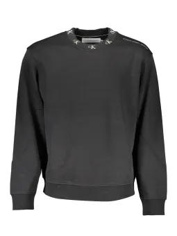 Calvin Klein Klassik Langarm Sweater Dunkelgrau
