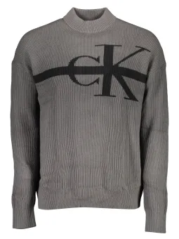 Calvin Klein Rollkragenpullover Grau – Stil & Komfort