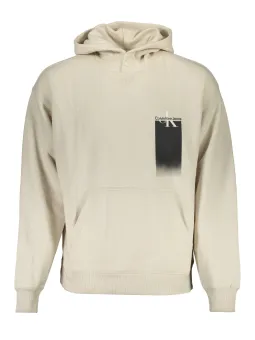 Calvin Klein Unisex Hoodie Beige – Stilvolles Sweatshirt