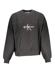 "Calvin Klein Sweatshirts im Sale | Calvin Klein Schwarzer Langarm-Sweater mit Logo online kaufen"|Planet-Deluxe