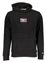 "Tommy Hilfiger Sweatshirts im Sale | Tommy Hilfiger Bio Baumwolle Hoodie Schwarz online kaufen"|Planet-Deluxe