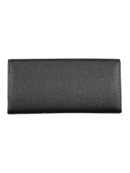 Elegante Tommy Hilfiger Geldbörse - Geprägtes Schwarzes Leder