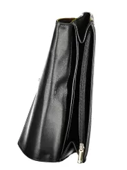 "Tommy Hilfiger Geldbörsen im Sale | Tommy Hilfiger AW0AW14234_NERO_BDS - Elegante Schwarze Leder-Geldbörse mit Goldenen Details für Stilbewusste Damen und Herren online kaufen"|Planet-Deluxe