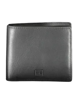 Tommy Hilfiger Elegante Schwarze Herren Geldbörse
