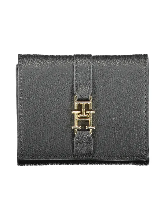 "Tommy Hilfiger Geldbörsen im Sale | Tommy Hilfiger Elegante Schwarzleder Geldbörse online kaufen"|Planet-Deluxe