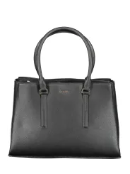 "Calvin Klein Einzelstücke & Seltenheiten im Sale | Calvin Klein Elegante Schwarze Schultertasche aus Recyceltem Material online kaufen"|Planet-Deluxe