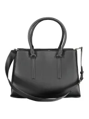 "Calvin Klein Einzelstücke & Seltenheiten im Sale | Calvin Klein Elegante Schwarze Schultertasche aus Recyceltem Material online kaufen"|Planet-Deluxe