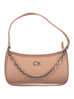 "Calvin Klein Rosa Tasche: Eleganz mit Kettengriff"