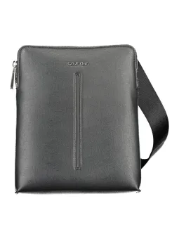 Calvin Klein Schwarze Leder Messenger Bag: Stilvoll & Nachhaltig