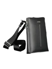 Calvin Klein Schwarze Leder Messenger Bag: Stilvoll & Nachhaltig
