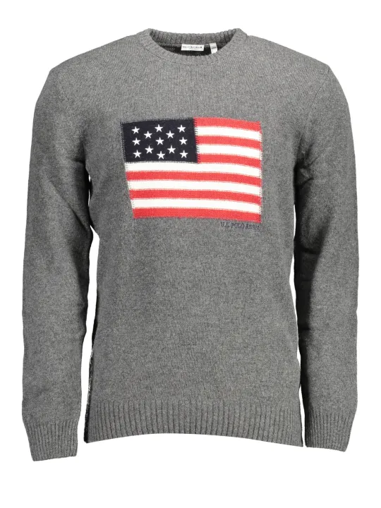 "U.S. POLO Startseite im Sale | US GRAUER POLOSWEATER FÜR HERREN online kaufen"|Planet-Deluxe